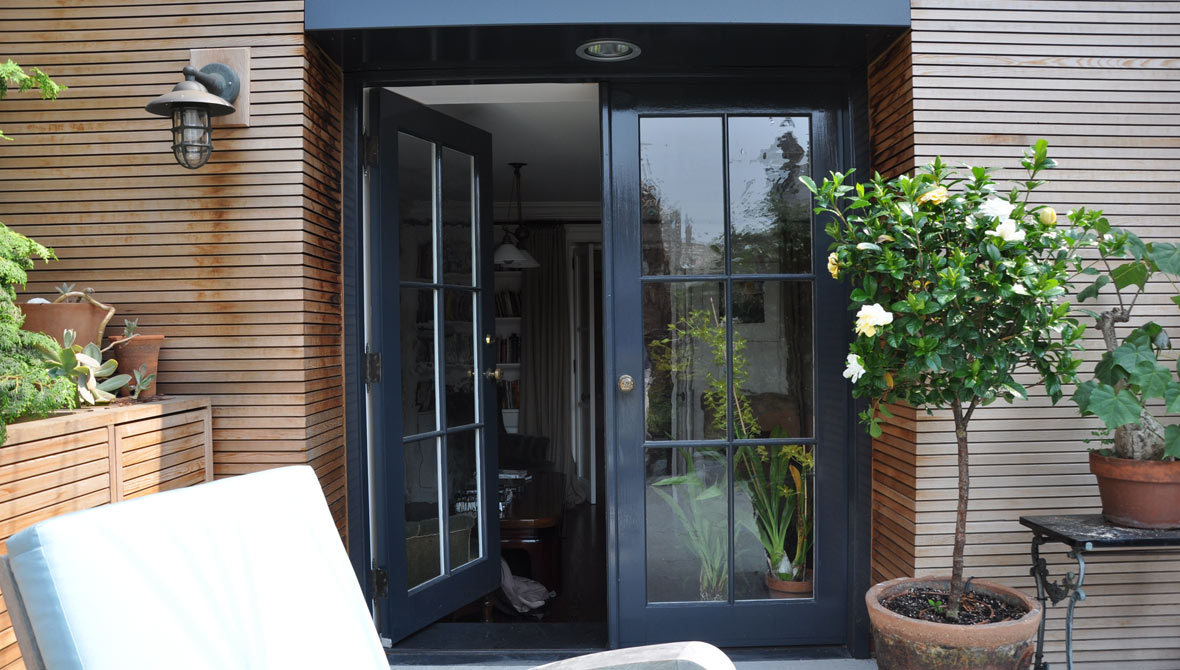 terrace entry doors